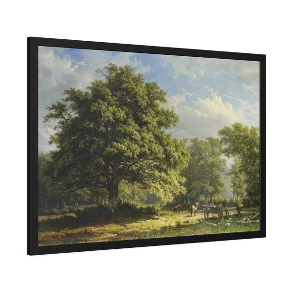 93855-49.jpg View in the Bentheim Forest by George Andries Roth Framed Poster