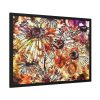 Abstract Flowers Framed Poster