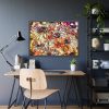 Abstract Flowers Framed Poster