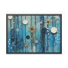 93855-504.jpg Geometric Abstract Blue Painting Framed Poster