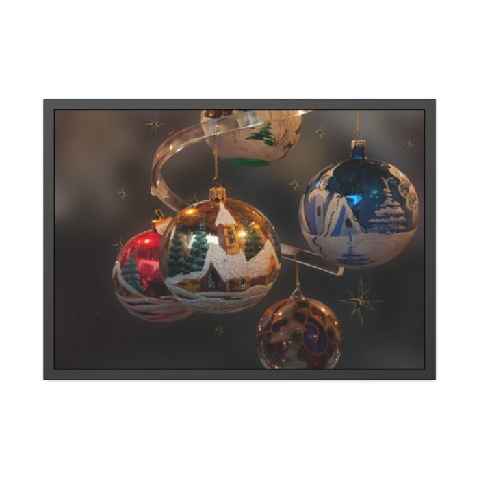 Christmas Baubles Framed Poster - Image 13
