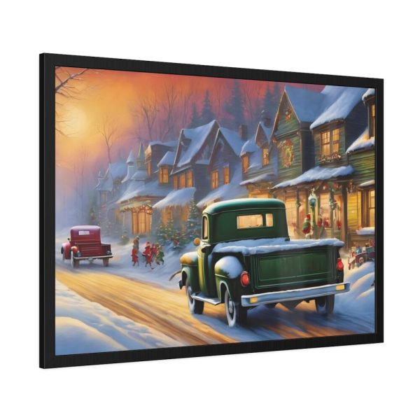 93855-537.jpg Vintage Pickup Truck Christmas III Framed Poster