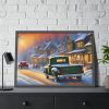 93855-539.jpg Vintage Pickup Truck Christmas III Framed Poster