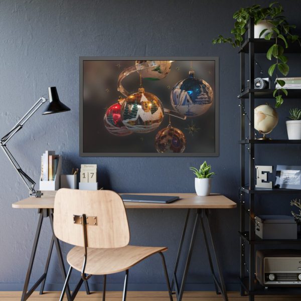 93855-54.jpg Christmas Baubles Framed Poster
