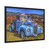 Vintage Blue Pickup Truck Framed Poster