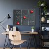 Tic Tac Toe Love Heart Framed Poster