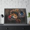 93855-55.jpg Christmas Baubles Framed Poster