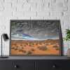 93855-63.jpg Clouds Drift over the Arizona Desert Framed Poster