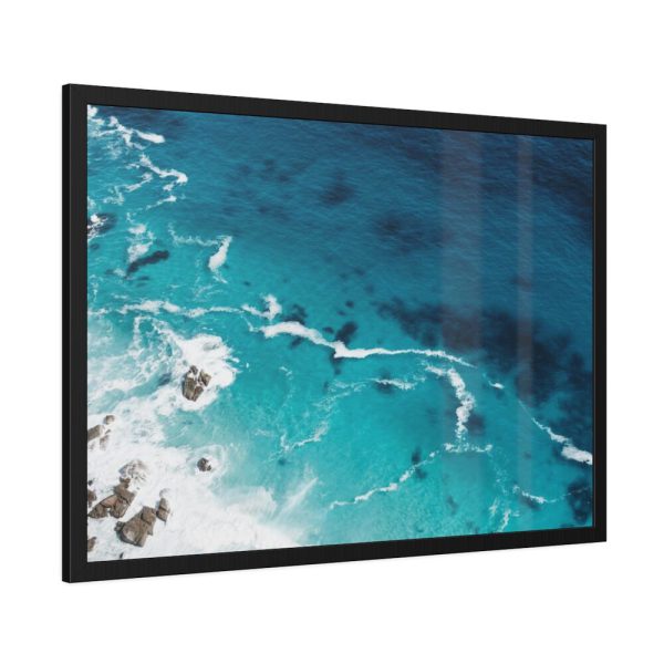 93855-65.jpg Seashore at Cape Point, South Africa Framed Poster