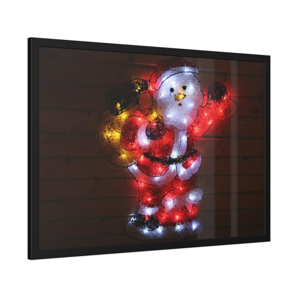 93855-85.jpg Santa Claus on Christmas Framed Poster