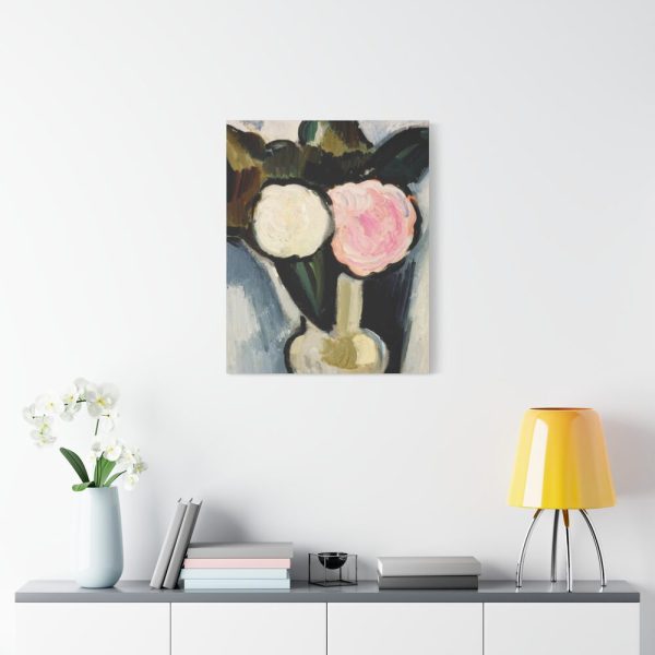 101411-2.jpg Pink and White Flowers in a Vase by Marsden Hartley Standard Canvas