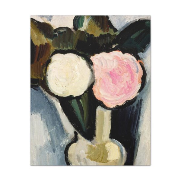 101411.jpg Pink and White Flowers in a Vase by Marsden Hartley Standard Canvas