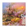 101419-1.jpg Nihon Kenchiku Within a Pink Flowers Standard Canvas