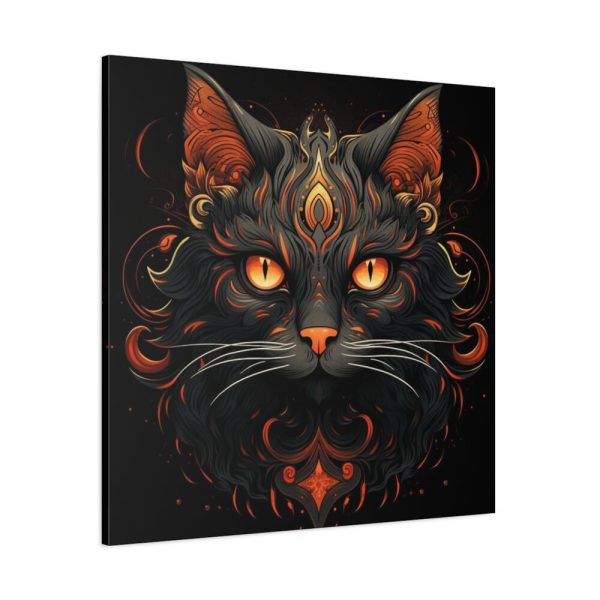 101419-105.jpg Halloween Mystic Black Cat Standard Canvas
