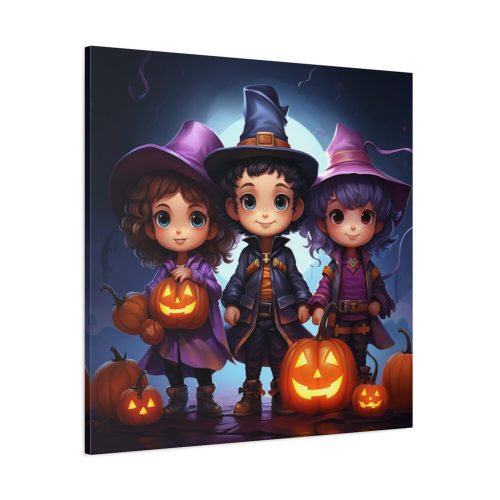 101419-125.jpg Halloween Kids Cartoon Art Standard Canvas