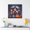 101419-127.jpg Halloween Kids Cartoon Art Standard Canvas