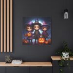 Halloween Kids Cartoon Art Standard Canvas - Image 4