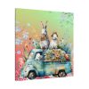 101419-130.jpg Easter Rabbits Spring Van Standard Canvas