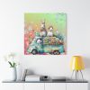 101419-132.jpg Easter Rabbits Spring Van Standard Canvas