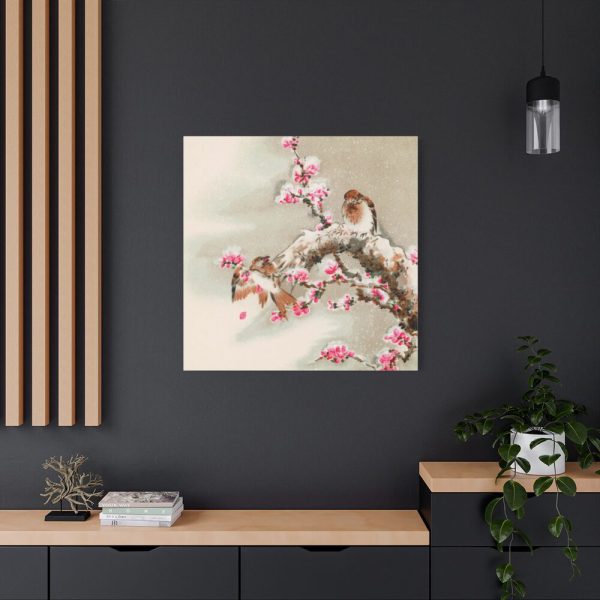 101419-158.jpg Bird Perching on Tree Top Standard Canvas