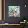 101419-168.jpg Easter Rabbits And Children Standard Canvas