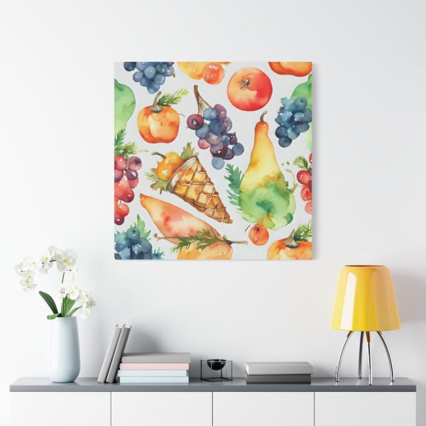 101419-172.jpg Fruit Seamless Watercolor I Standard Canvas