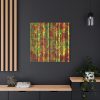 101419-193.jpg Bare Birch Type Trees With Autumn Leaves Standard Canvas