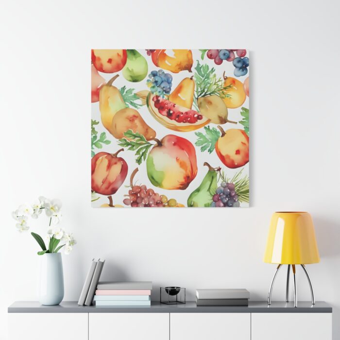 Fruit Seamless Watercolor II Standard Canvas - Image 3