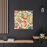 Fruit Seamless Watercolor II Standard Canvas - Image 4