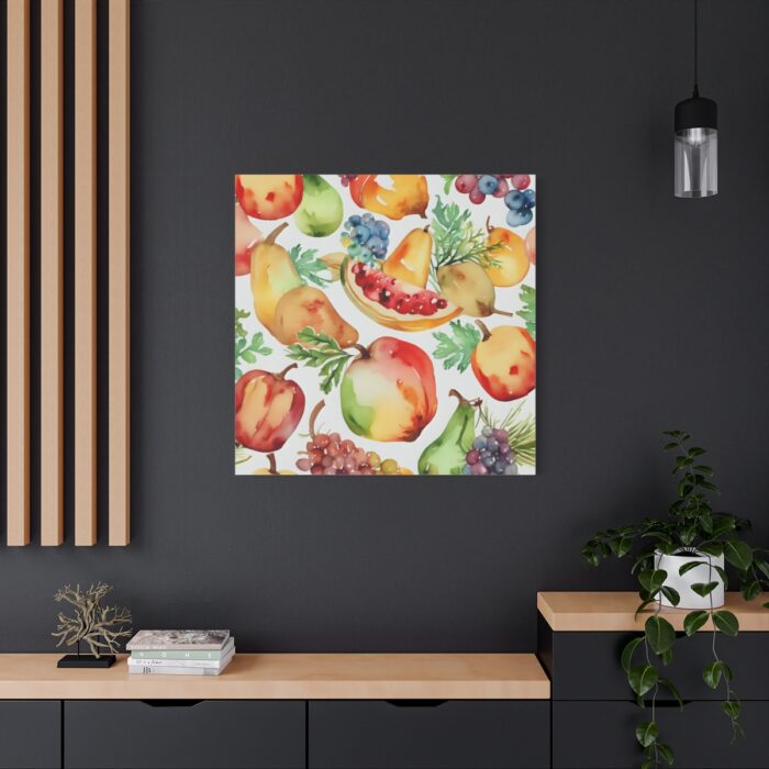Fruit Seamless Watercolor II Standard Canvas - Image 4