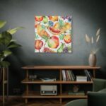 Fruit Seamless Watercolor II Standard Canvas - Image 5