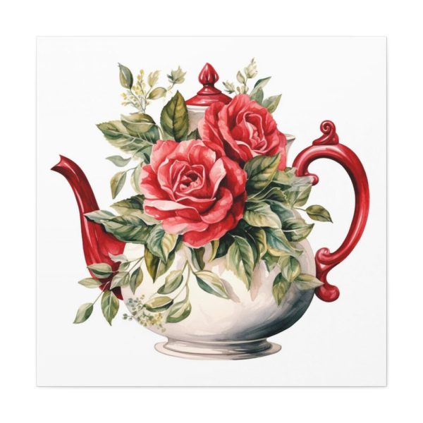 101419-216.jpg Floral Teapots Background Art Standard Canvas