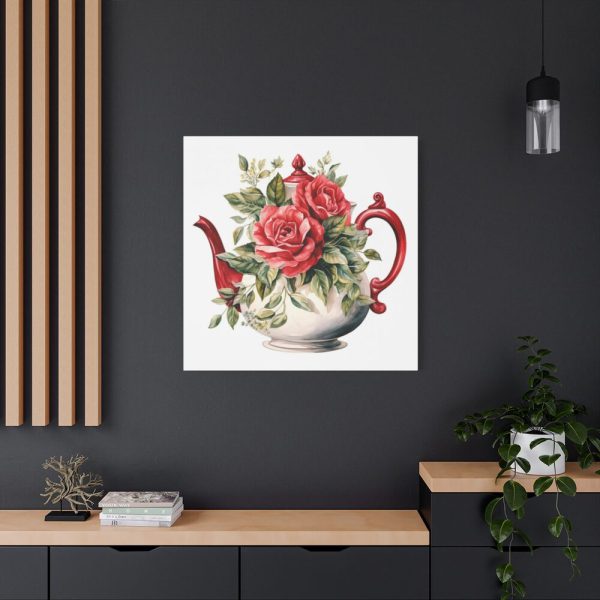 101419-218.jpg Floral Teapots Background Art Standard Canvas