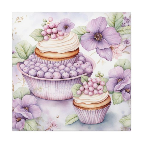 101419-226.jpg Frosted Cupcake With Fruit Topping Standard Canvas