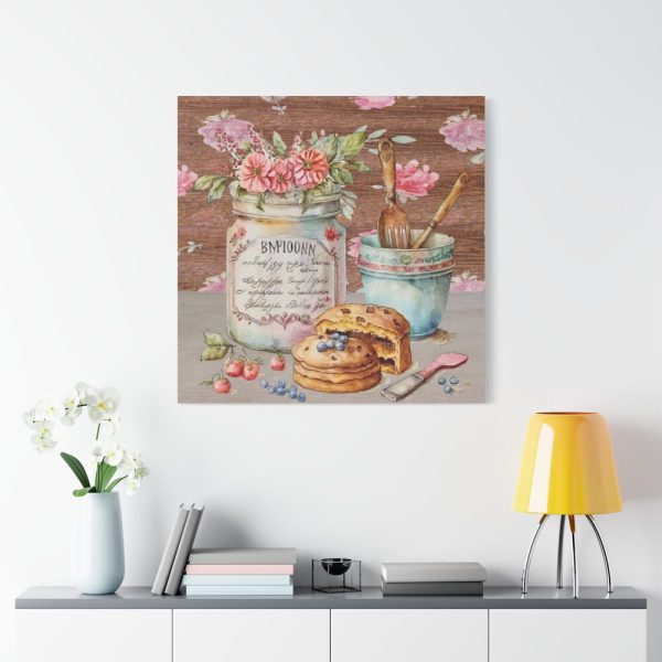 101419-242.jpg Baked Cakes on a Counter With a Vintage Wood Standard Canvas