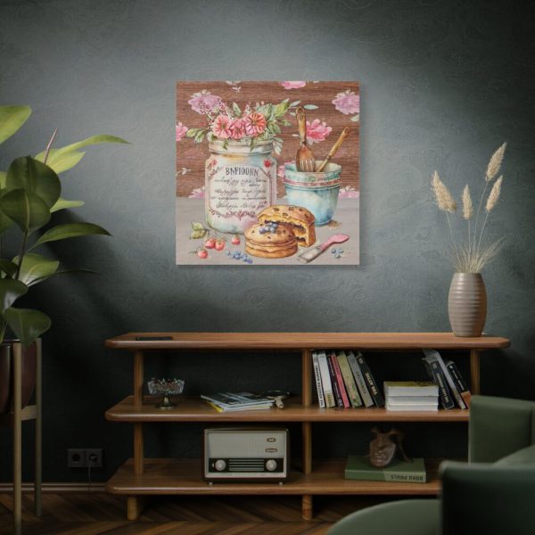 101419-244.jpg Baked Cakes on a Counter With a Vintage Wood Standard Canvas