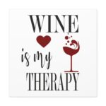 Wine Glass Motivation Standard Canvas - Image 2