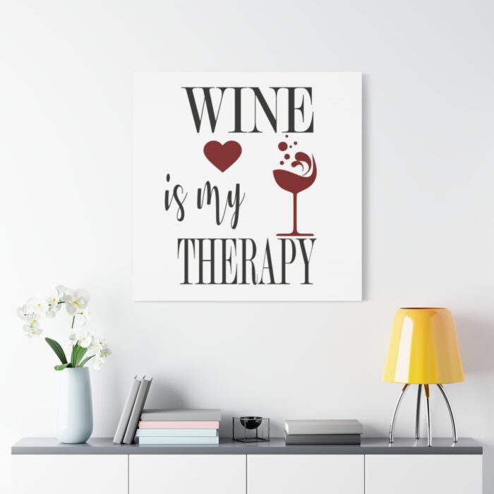 Wine Glass Motivation Standard Canvas - Image 3