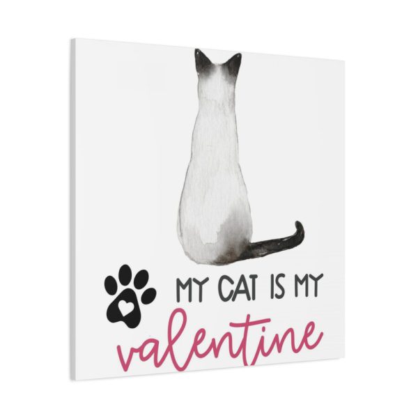 101419-25.jpg My Cat Is My Valentine Standard Canvas