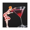 101419-261.jpg Woman Drinks From Large Wine Glass Standard Canvas