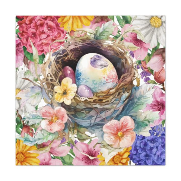 101419-276.jpg Easter Eggs In A Nest Standard Canvas