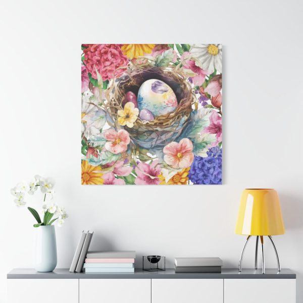 101419-277.jpg Easter Eggs In A Nest Standard Canvas