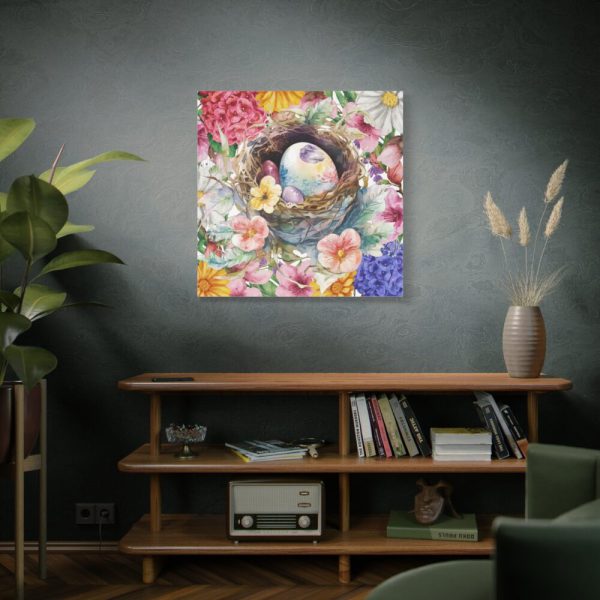101419-279.jpg Easter Eggs In A Nest Standard Canvas