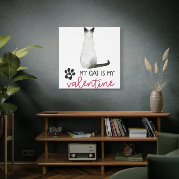 101419-29.jpg My Cat Is My Valentine Standard Canvas