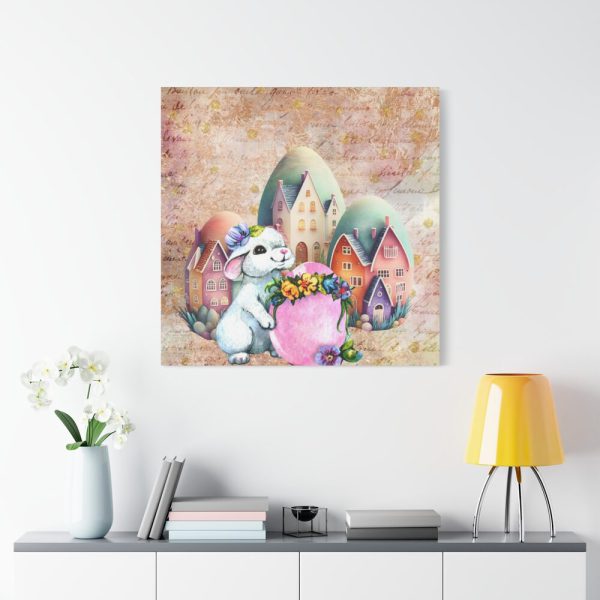 101419-297.jpg Easter Bunny Village Eggs Standard Canvas