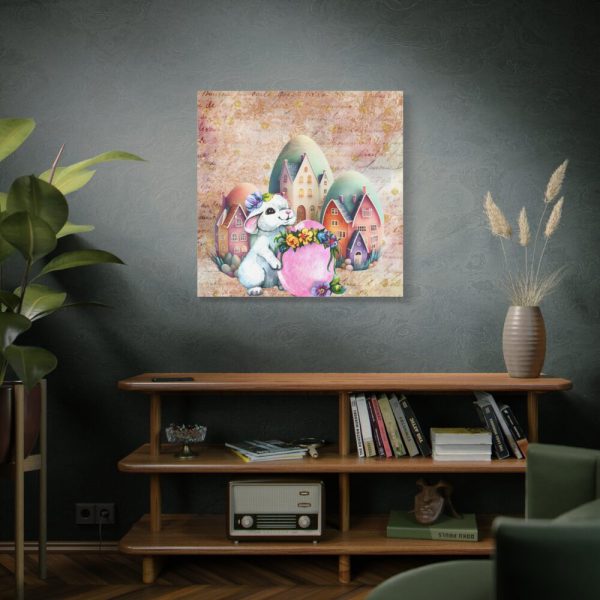 101419-299.jpg Easter Bunny Village Eggs Standard Canvas