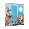 Cool Easter Rabbit In Jacket Standard Canvas