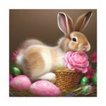 Cute Easter Bunny I Standard Canvas - Image 2