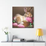 Cute Easter Bunny I Standard Canvas - Image 3