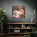 Cute Easter Bunny I Standard Canvas - Image 5